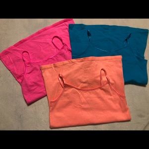 Justice camisoles size Large